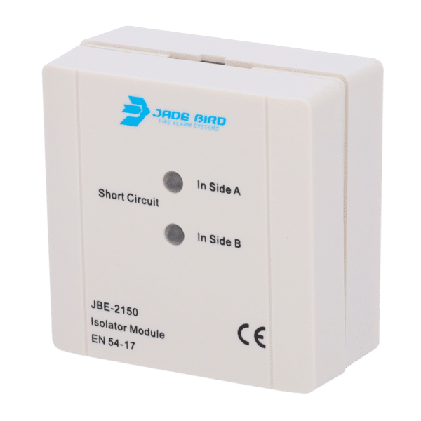 Módulo analógico Jade Bird - Aislador de cortocircuitos - Alimentación por lazo - Cable conductor hasta 2.5mm2 - Max 32 dispositivos por segmento  - Certificado EN 54-17