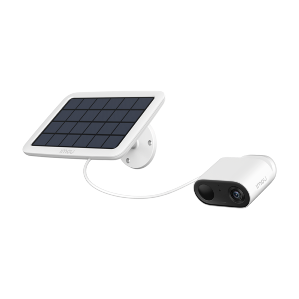 Cámara Wifi Imou 3 Megapixel - Batería 5000 mAh + Panel solar - Lente 2.8 mm / IR 7 m - Detección PIR + Humanos - Audio bidireccional / Sirena - Apta para exterior IP65