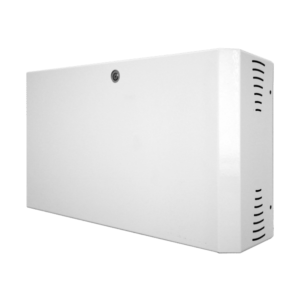 Generador de niebla Defendertech - 2 relés Ajax instalados para armado y disparo - 415 m3 en 60" - Batería no incluída - Hasta 5 minutos de capacidad - No deja rastros después del disparo