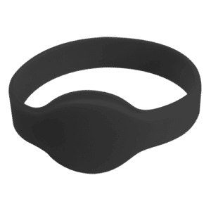 Pulsera de proximidad - ID por radiofrecuencia - MF pasivo | Color negro - Alta frecuencia 13.56 MHz - Diámetro 65 mm - Máxima seguridad