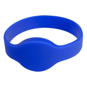 Pulsera de proximidad - ID por radiofrecuencia - EM pasivo | Color azul - Baja frecuencia 125 kHz - Diámetro 65 mm - Máxima seguridad