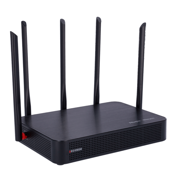 Reyee Router Wi-Fi Controlador Cloud - 5 Puertos RJ45 10/100 /1000 Mbps - Wi-Fi 5 802.11ac AC1300 - Admite hasta 2 WAN para failover o balanceo - Hasta 500Mbps de ancho de banda - Servidor VPN IPSec