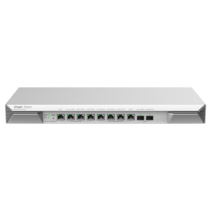 Reyee Router Cloud - 8 Puertos RJ45 + 2 SFP+ 10Gigabit - Router + Funciones Firewall - Admite hasta 7 WAN para failover o balanceo - Hasta 4000 Mbps de ancho de banda - Hasta 1500 usuarios recomendados