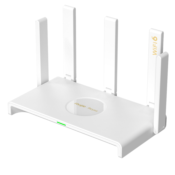 Reyee Router Gigabit Mesh Wi-Fi 6 AX3000 - 5 Puertos RJ45 10/100/1000 Mbps - 802.11ax 2x2 y doble banda 2.4 y 5 GHz - Gestión Remota a través de Cloud - Control Parental