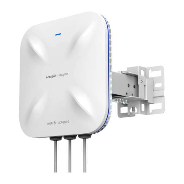 Reyee - AP Direccional Wi-Fi 6 Alta Densidad - Frecuencia 2.4 y 5 GHz / 160MHz Ancho de Canal - Soporta 802.11a/b/g/n/ac/ax - Velocidad transmisión hasta 6000 Mbps - Antenas MU-MIMO 4x4 en 2.4GHz