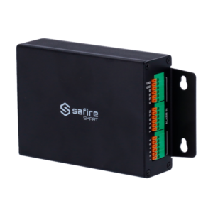 Safire Smart - Caja de entradas y salidas de alarma - 16 Entradas de alarma - 6 Salidas de relé - Plug and Play / Comunicación por USB - Compatible con grabadores DVR y NVR Safire Smart