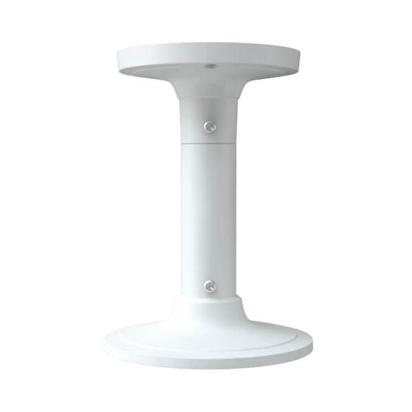 Soporte techo Safire Smart - Altura 194.9 mm - Diámetro de la base para cámaras 138.7 mm - Apto para uso en exterior - Color blanco - Fabricado en aleación de aluminio