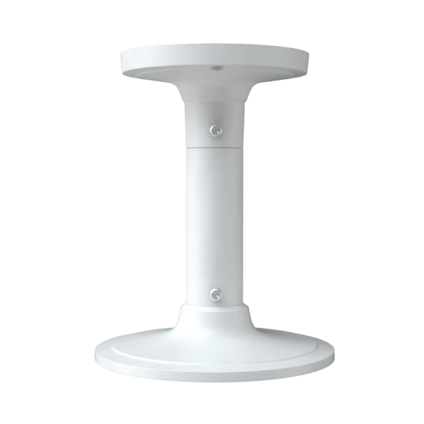 Soporte techo Safire Smart - Altura 194.9 mm - Diámetro de la base para cámaras 155.3 mm - Apto para uso en exterior - Color blanco - Fabricado en aleación de aluminio