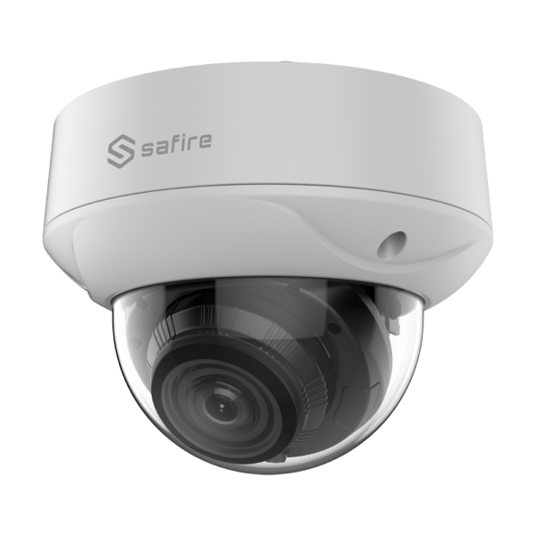 Cámara Domo Varifocal Safire Gama ULTRA - 8.29 Megapixel High Performance CMOS - Lente Motorizada 2.7~13.5 mm - Matrix LED IR Alcance 60 m - Up the coax - Impermeable IP67