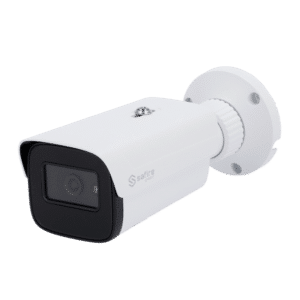 Safire Smart - Cámara Bullet IP gama I2 AI Avanzado - Resolución 8 Megapíxel (3840x2160) - Lente 2.8 mm | Audio | IR 50m - AI Avanzado: Metadatos de vídeo y Detecc Facial - Impermeabilidad IP67 | PoE (IEEE802.3af)
