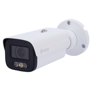 Safire Smart - Cámara Bullet IP gama B1 Inteligencia Artificial - Resolución 4 Megapixel (2560 × 1440) - Lente Motorizada 2.8-12 mm | Audio IN | DL 50m - AI: Clasificación de humano y vehículo - Impermeabilidad IP67 | PoE (IEEE802.3af) | P2P