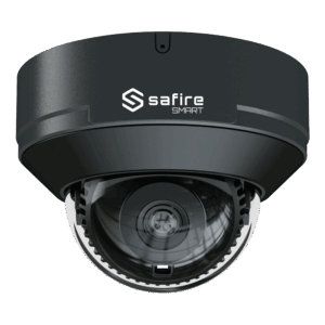 Safire Smart - Cámara Domo IP gama E1 Inteligencia Artificial - Resolución 4 Megapíxel (2566x1440) - Lente 2.8 mm | Micrófono integrado | IR 30m - AI: Clasificación de humano y vehículo - Impermeabilidad IP67 & IK10 | PoE (IEEE802.3af)