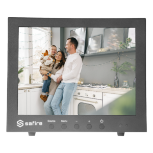 Monitor SAFIRE LED 10" - Diseñado para videovigilancia - Formato 4:3 - VGA