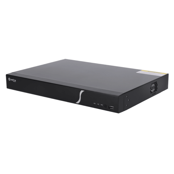 Safire Smart - Grabador NVR para cámaras IP gama B2 - 16 CH vídeo / Compresión H.265+ / 2HDD - Resolución hasta 8Mpx / Ancho de banda 160Mbps - Detección facial