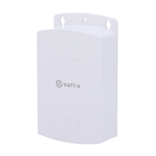 Safire Extensor PoE de Exterior - Amplía alcance alimentación PoE hasta 650 metros - 2 puertos PoE Out + 1 Uplink RJ45 PoE In - IEEE 802.3 af/at/bt - Potencia de salida máxima 60 W - Puertos 10/100 Mbps