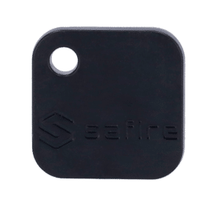 Llavero TAG de proximidad - ID por radiofrecuencia - EM pasivo | Color negro - Baja frecuencia 125 kHz - Ligero y portable - Máxima seguridad