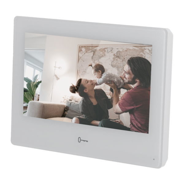 Monitor para videoportero - Pantalla TFT de 7" - Audio bidireccional - TCP/IP