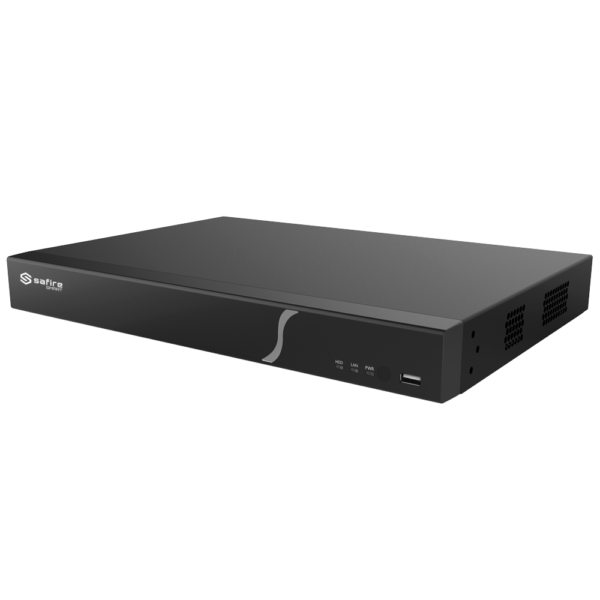 Safire Smart - Grabador analógico XVR Serie 8 - 8CH HDTVI/HDCVI/AHD/CVBS/ 8+8 IP - Salida HDMI 4K y VGA / 2 HDD - Resolución máxima 4K (6FPS) - Audio / Alarmas