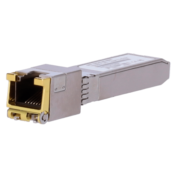 Módulo transceptor SFP+ - Puerto cobre con conector RJ45 - Velocidades soportadas 2.5G/5G/10G - Hasta 80m de distancia a 10Gbps - Normativa Eficiencia IEEE 802.3az - Carcasa Metálica