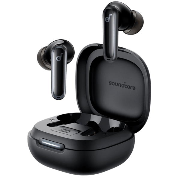 Auriculares Inalámbricos P40i Soundcore - 12 horas de reproducción  - Cancelacion de Ruido Adaptativa - 6 micrófonos - Personalización via la app Soundcore - Resistentes al agua IPX5