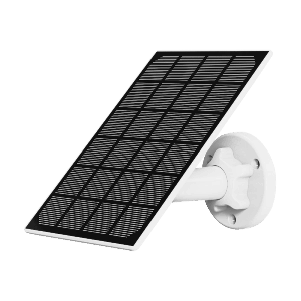 Panel solar de 3W - Para cámaras IP a batería - Monocristalino de alta eficiencia - Salida Micro USB DC5V - Cable 3 m - Impermeable IP65