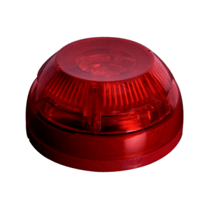 Sirena cableada para interior de incendios - Certificado EN54-3 y EN54-23 - Potencia de sonido 100 dB a 1 m - Flash LED - Base baja para una instalación sencilla - Alimentación 24~28 VDC