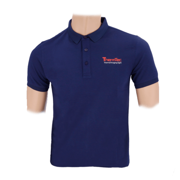 ThermTec - Polo talla XL - Color azul marino