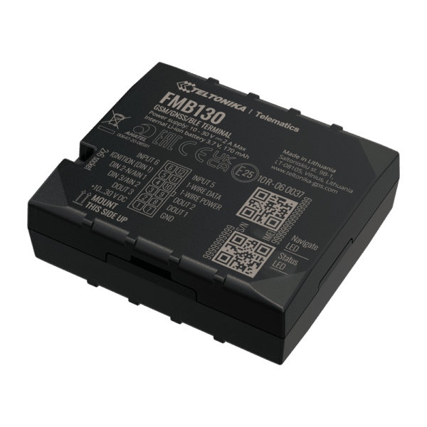 Tracker avanzado para vehículos - Conexión cableado interno - Instalación oculta bajo salpicadero - 2G y BLE para TK-EYE - Micro-SIM + eSIM - Entradas y salidas D/A