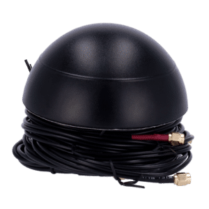 Teltonika Antena - Combo LTE/Wi-Fi/GNSS - Montaje techo vehículo - Conectores SMA - Certificado para exterior IP65 - Cables RG174 3 metros de longitud