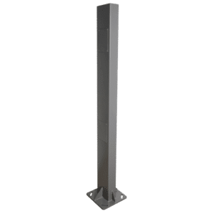 Soporte universal de pie - Apto para múltiples tipos de dispositivos - Doble acceso a instalación - Fabricado en acero - Instalación exterior o interior - Robusto y versátil