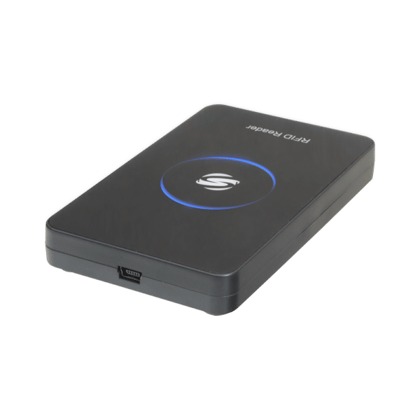 Lector de tarjetas USB - Alta frecuencia UHF 902 ~ 928 MHz - Comunicación USB - Simulación de teclado - Plug & Play - Apto para software de Control de Acceso