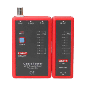 Tester de cables - Comprobación de estado cables RJ45/RJ11/BNC - Testeo modo rápido y modo lento - Apagado automático