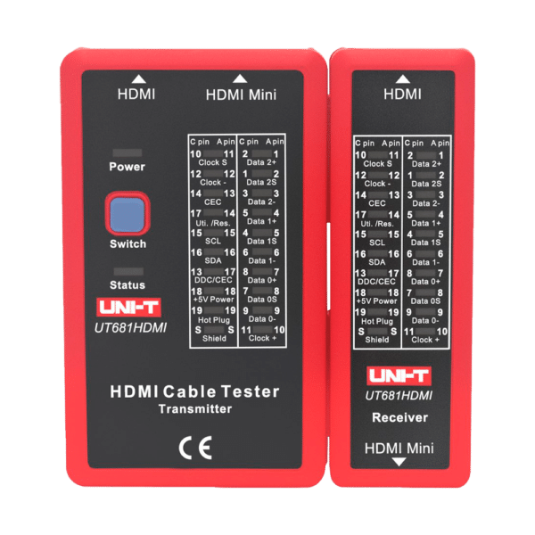 Tester de cables - Comprobación de estado cables HDMI/MINI-HDM - Evaluación de cables en cortocircuito