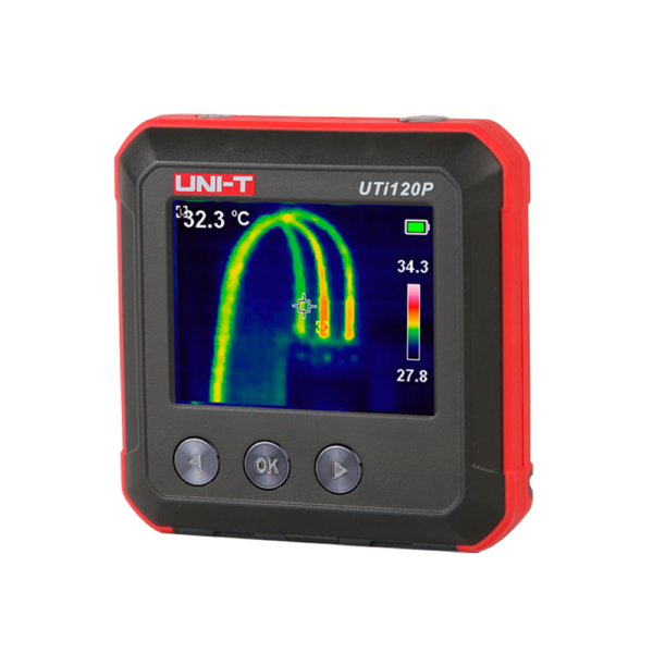 Cámara termica de bolsillo - Medición de temperaturaen tiempo real - Rango de medición -20º ~ 400ºC - Resolución térmica 120x90 | Precisión ±2ºC - Sensibilidad térmica ≤60mK - Monitorización en PC