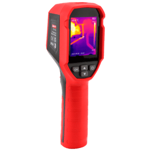 Cámara termográfica portátil 120x90 - Medición de temperatura a tiempo real - Rango de medida -20ºC ~ 400ºC (±2ºC o ±2%) - Pantalla TFT 2.4" LCD - Monitorización en monitor externo a través de PC