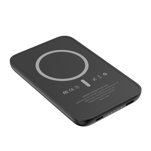 VEGER Power bank magnética inalámbrica - Capacidad 5000mAh - Entradas USB-C