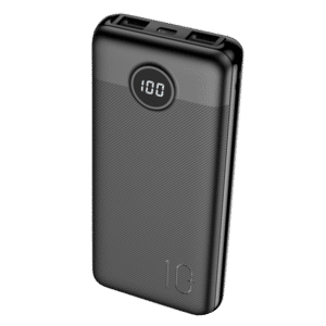 VEGER Mini Power bank con pantalla LCD - Capacidad 10000mAh - Entradas USB-C