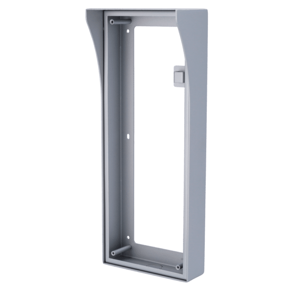 Soporte de superficie - Específica para videoporteros - Compatible con XS-V2000E-M(X) - Triple módulo - 373mm (Al) x 150mm (An) x 81mm (Fo) - Fabricado en acero / Requiere XS-VF003