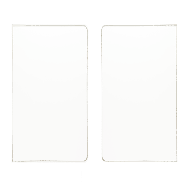 Puerta para torno - Compatible con ZK-TS-MARS-PRO-S1000/S1200 - 420 (An) x 630 (Al) x 10 (Fo) mm (cada puerta) - Orificios de instalación - Material acrílico - Incluye dos puertas
