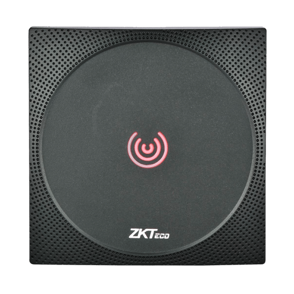Lector de acceso - Acceso por tarjeta EM y MF DESFire - Indicador LED y acústico - RS485 ZKTeco | OSDP - Compatible con controladoras ZKTeco - Apto para exterior IP65