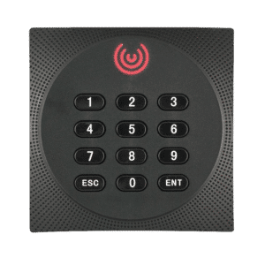 Lector de acceso - Acceso por tarjeta EM/MF DESFire y PIN - Indicador LED y acústico - RS485 ZKTeco | OSDP - Compatible con controladoras ZKTeco - Apto para exterior IP64