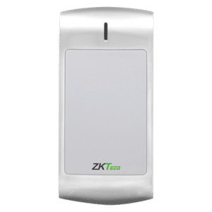 Lector de acceso metálico - Acceso por tarjeta EM/MF - Indicador LED y acústico - Wiegand 26/34 - Compatible con controladoras ZKTeco - Apto para exterior IP66 | Antivandálico IK10