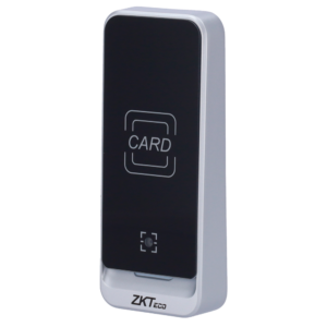 Lector de acceso - Acceso por código QR y tarjeta EM - Indicador LED y acústico - Wiegand 26/34 | RS485 - Compatible con controladoras ZKTeco - Apto para exterior IP65