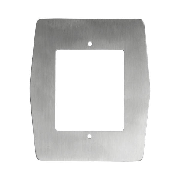 Placa de acero personalizada para tornos - Embellecedor para lectores biométricos - Apta para lectores ZK-FR1500 - Fabricada en acero inoxidable - Diseño ligero y elegante - Fácil instalación