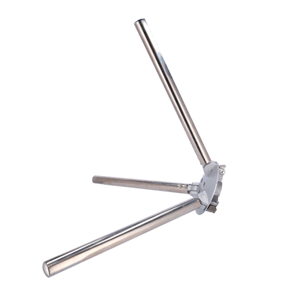 Repuesto para tornos - Específico para tornos trípode - Conjunto de brazos y dial - Compatible con ZK-TSx000-PRO - Ancho de paso 550 mm - Fabricado en acero inoxidable SUS304