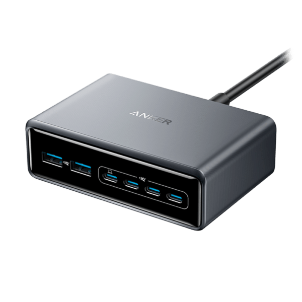 Anker - Cargador de escritorio - Potencia 200W - Salidas 4x USB-C