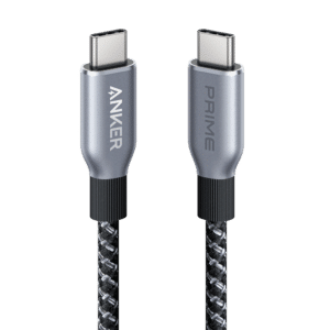 Anker - Cable USB2.0  - USB-C a USB-C - Cable de nylon trenzado reciclado - Longitud 0.9m - Carga rápida 240W | Color negro