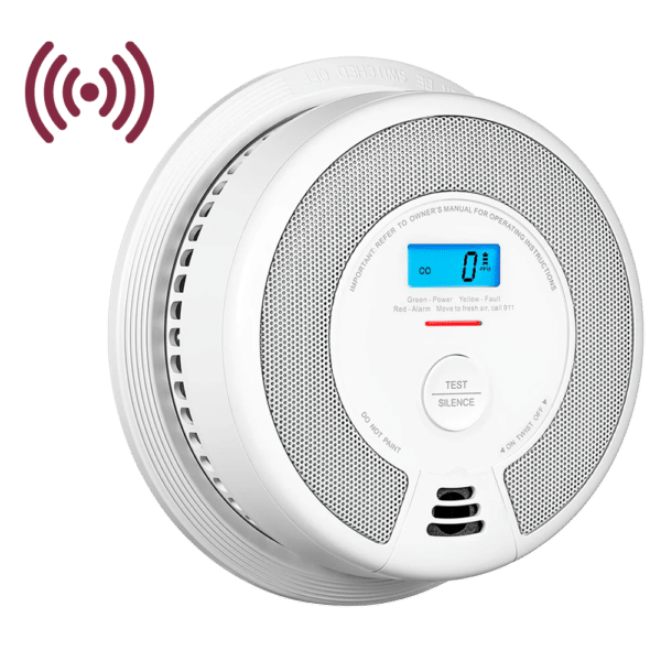 Detector de CO y humo autónomo X-Sense - Permite conectar 24 detectores por RF 868MHz - Duración de la batería 10 años (no reemplazable) - Indicador luminoso y Alarma sonora 85 dB a 3m - Botón de Test y pantalla LCD - Certificado EN 50291 y EN 14604