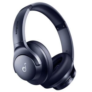 Auriculares Inalámbricos Soundcore by Anker - 60 horas de reproducción - Hasta 90% Reducción Ruido - Carga rápida - Personalización via la app Soundcore - Color azul