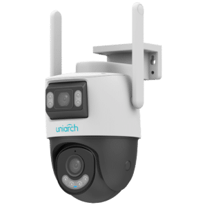 Cámara Uniarch IP 3 Megapixel WiFi 2x óptica - 1/2.8" Progressive Scan CMOS - Lente 2.8 mm (pan) 4 mm (PTZ) - IR LEDs Alcance 30 m - Wifi IEEE802.11b/g/n/ax - UMD